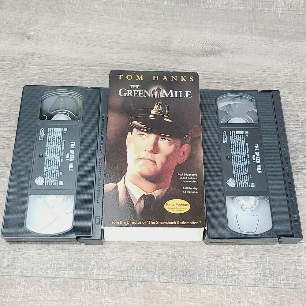 The Green Mile (VHS, 2000, Collectors Edition - With Documentary) Tom Hanks